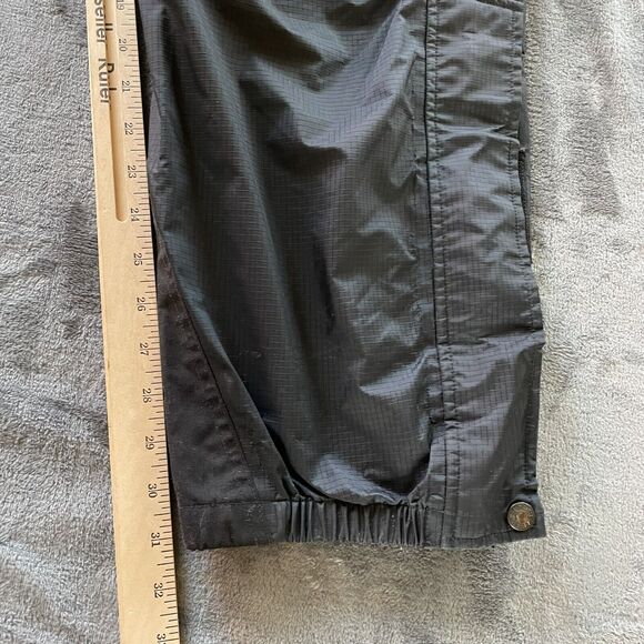 Vintage The North Face Rain Pants Men’s Large Black Waterproof Nylon Ripstop - Picture 13 of 16